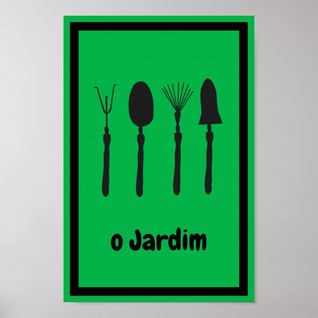 Poster Popart Garden (Devant)