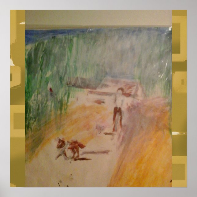 Poster Popcorn Anime Abstrait (Devant)