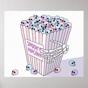 Poster Popcorn éffrayant