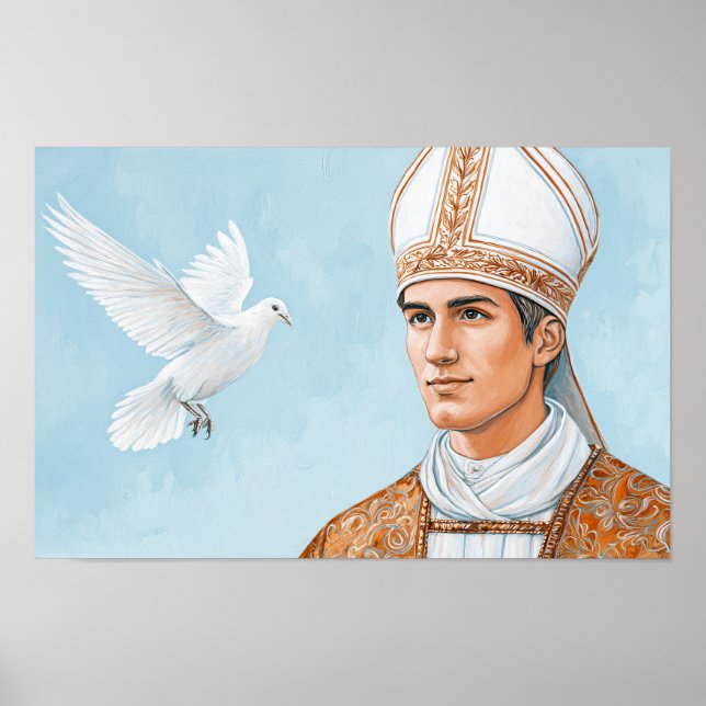 Poster Pope Saint Fabian: The Sign of the Dove (Devant)