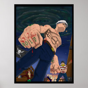 Poster Popeye the Sailor Man 