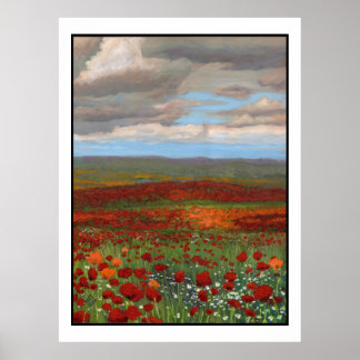 Poster Poppies de montagne