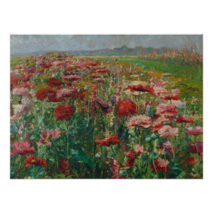 Poster Poppies en fleurs - Olga Wisinger-Florian