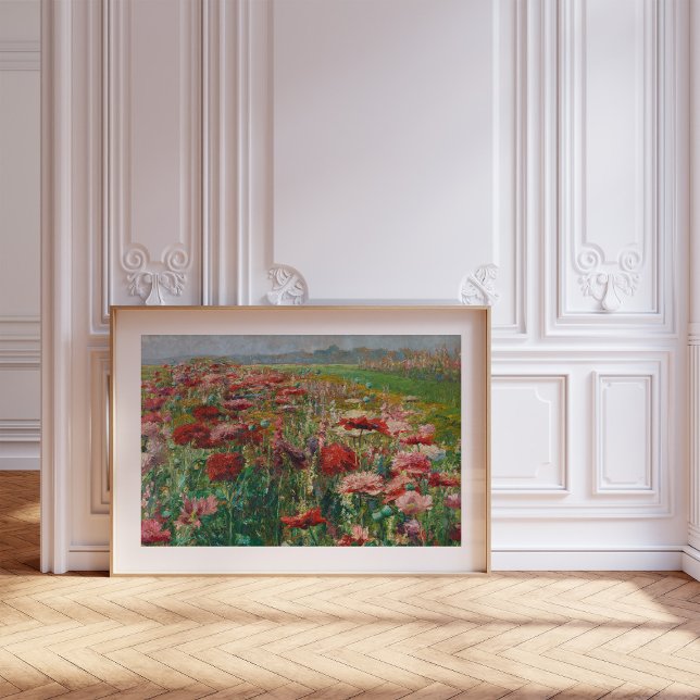 Poster Poppies florissantes | Olga Wisinger-Florian (Créateur téléchargé)