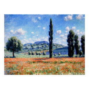 Poster Poppy Field, Giverny