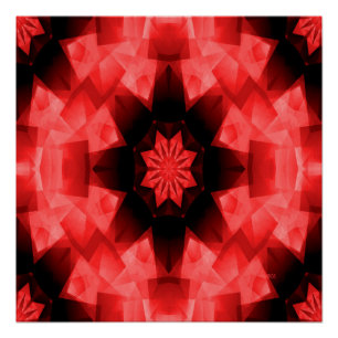 Poster Poppy Red Star..