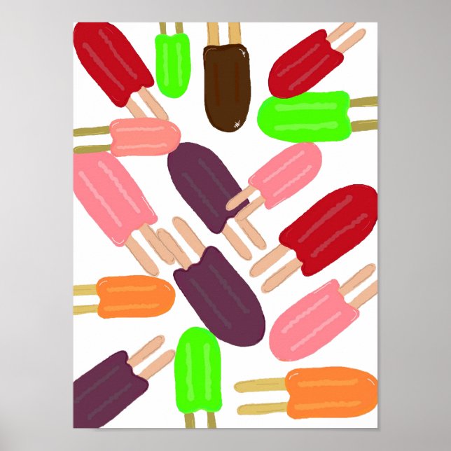 Poster Popsicle Paradise (Devant)