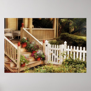 Poster Porche - Le jardin de ma grand-mère