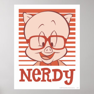 Poster Porky - Nerdy