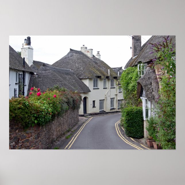Poster Porlock, Somerset (Devant)