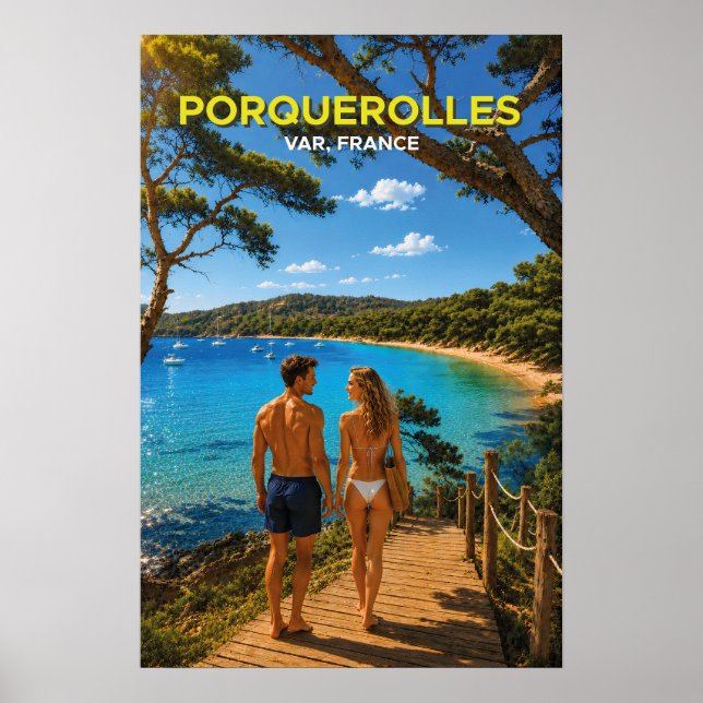Poster Porquerolles (Devant)
