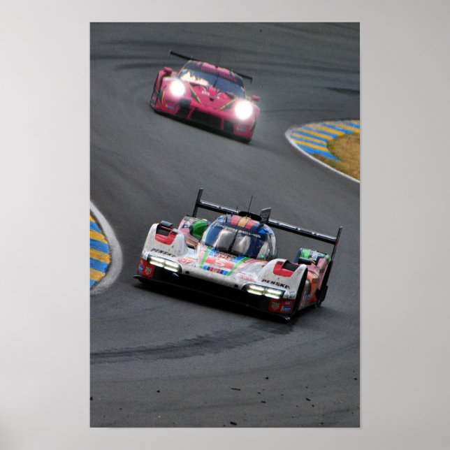 Poster Porsche 963 no5 24 Heures du Mans 2023 (Devant)