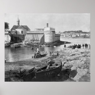 Poster Port, Concarneau