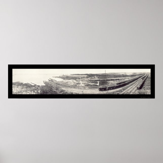 Poster Port Covington, MD Photo 1913 (Devant)