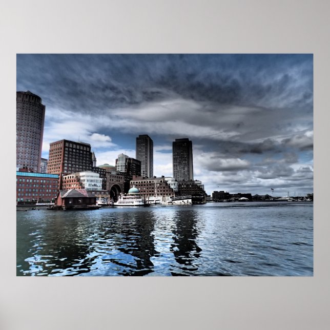 Poster Port de Boston (Devant)