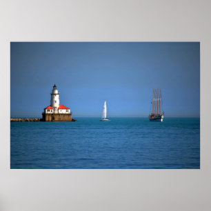 Poster Port de Chicago