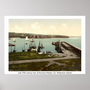 Poster Port de Dunmore, comté de Waterford