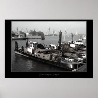 Poster Port de Hambourg