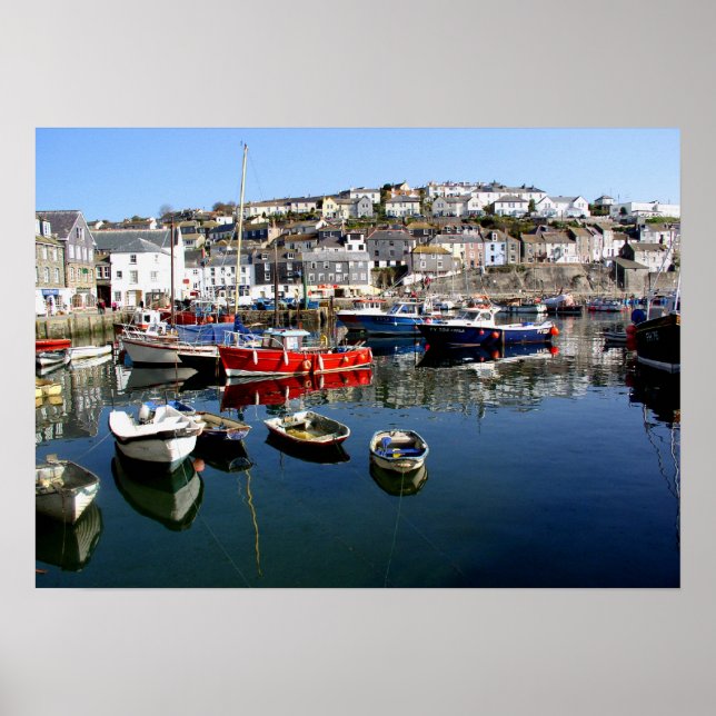Poster Port de Mevagissey (Devant)