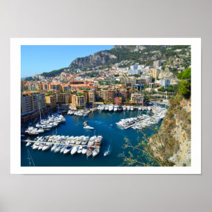 Poster Port de Monaco