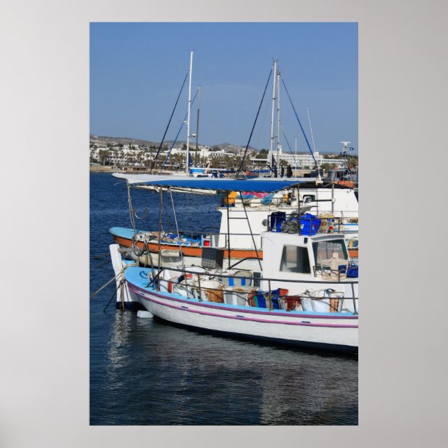 Poster Port de Paphos (Devant)