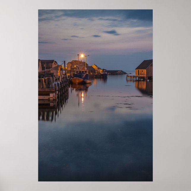 Poster Port de Peggy's Cove (Devant)
