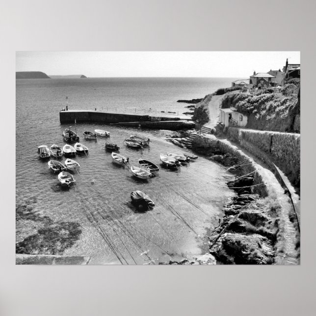Poster Port de Portscatho Cornouailles (Devant)