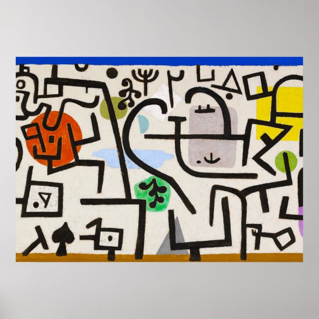 Poster Port de Rich par Paul Klee (Devant)