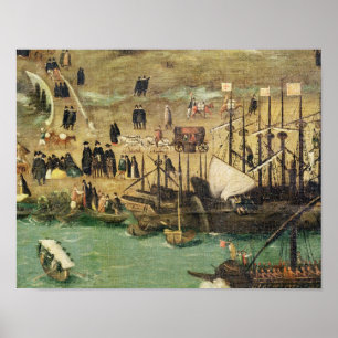 Poster Port de Séville, c.1590