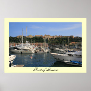 Poster Port du Monaco