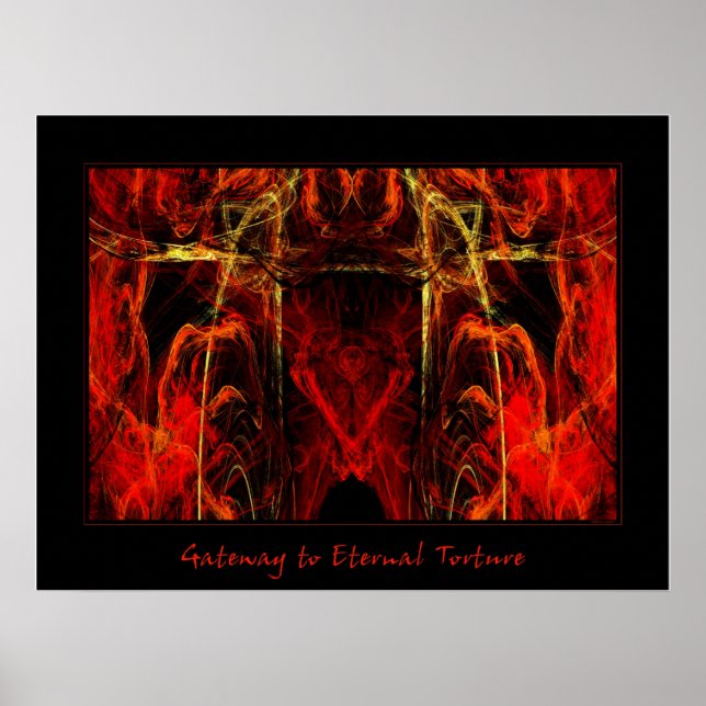 Poster Portail de la torture éternelle (Devant)