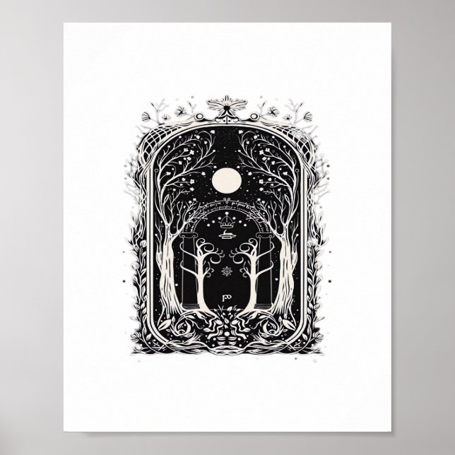 Poster Portail Fantastique Goblincore Vers le Classique (Devant)
