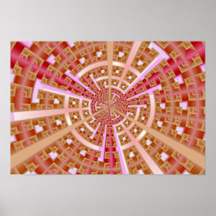 Poster Portail spatial fractal