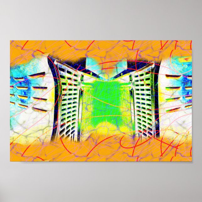Poster Portail Vers Une Autre Dimension Art Moderne Indus (Devant)