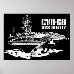 Poster Porte-avions Nimitz Print