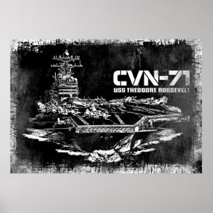 Poster Porte-avions Theodore Roosevelt Imprimer