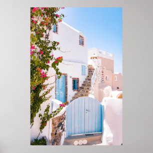 POSTER PORTE BLUE FERMÉE