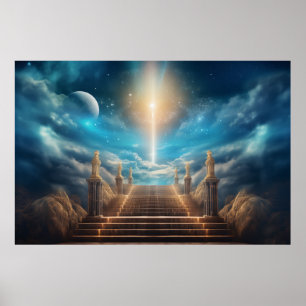 Poster Porte Ciel Ciel Dimension Art Serene