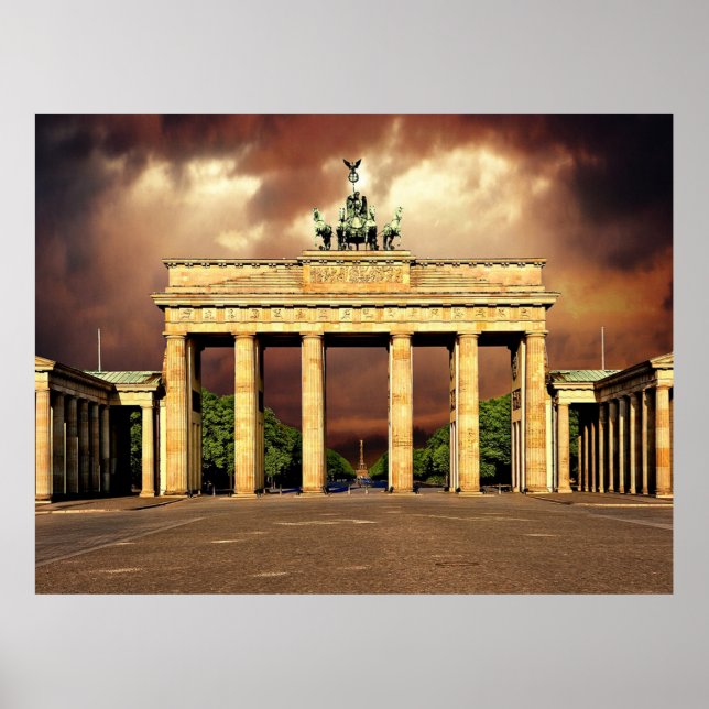 Poster Porte de Branbourg Berlin (Devant)