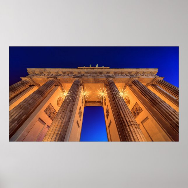 Poster Porte de Branbourg Berlin Allemagne (Devant)