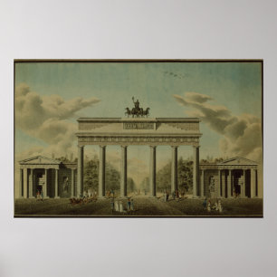 Poster Porte de Brandebourg, 1812