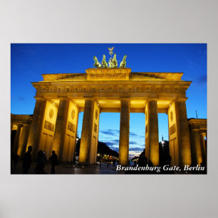 Poster Porte de Brandebourg, Berlin