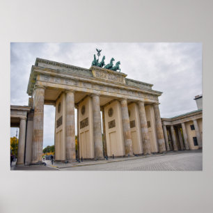 Poster Porte de Brandebourg, Berlin, Allemagne