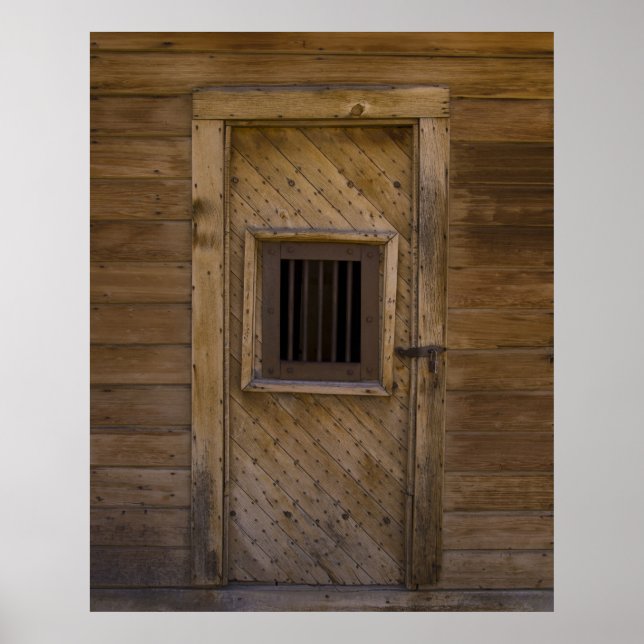 Poster Porte de la prison de Bodie (Devant)