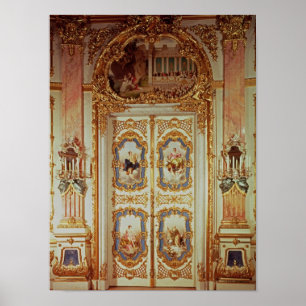 Poster Porte de la salle de porcelaine