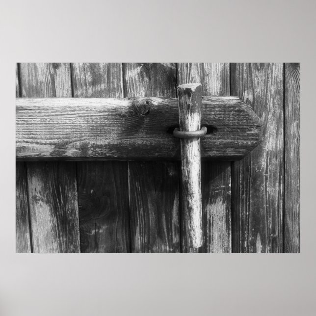 Poster Porte de la vieille grange (Devant)