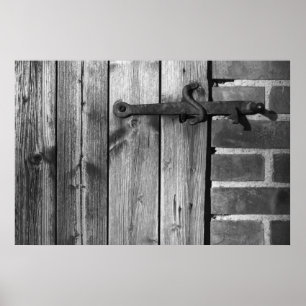 Poster Porte de la vieille grange 5