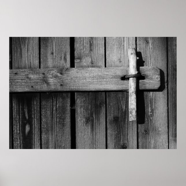 Poster Porte de l'ancienne grange 3 (Devant)