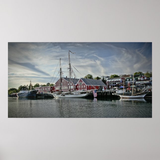 Poster Porte de Lunenburg (N.-É.) (Devant)