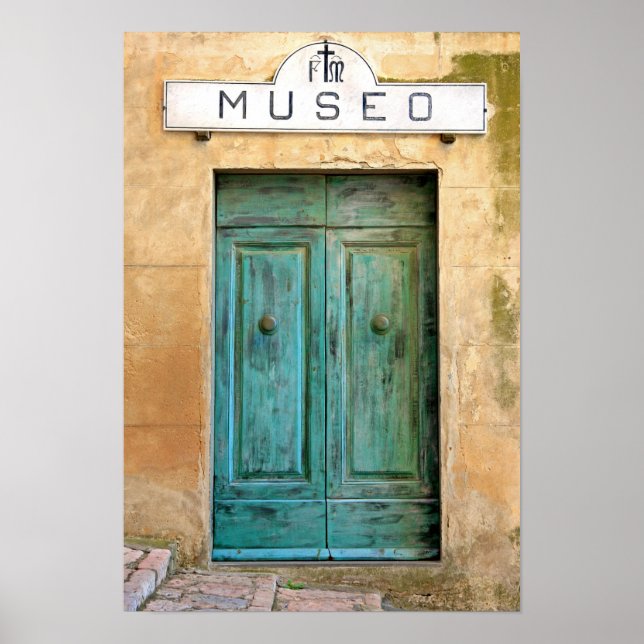 Poster Porte de museo Weathed (Devant)